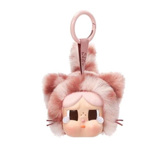 New Pop Mart Crybaby Wild But Cutie (Pink Cutie) Plush Kitty Bag Charm - Picture 2 of 7